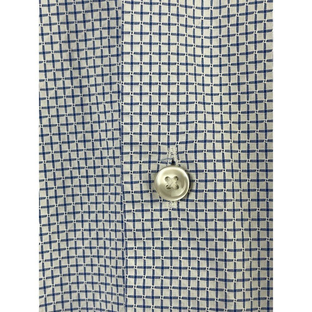 Hugo Boss Mens Button Down Shirt Blue Business Casual - Picture 3 of 7